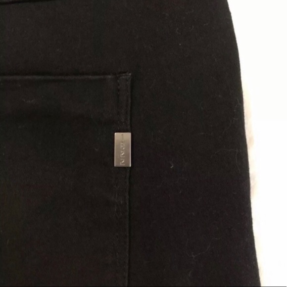 Black Soft Stretch Capri Jeans 1822 Denim Size 24W - Picture 5 of 8